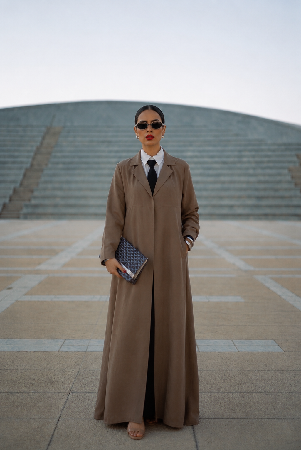 Brown | Coastal Abaya view 1