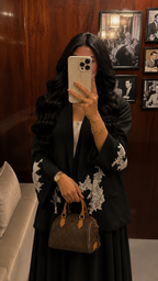 Black Embroidered