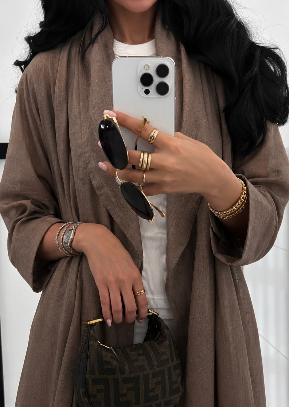 Taupe Mirror