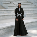 Black Embroidered